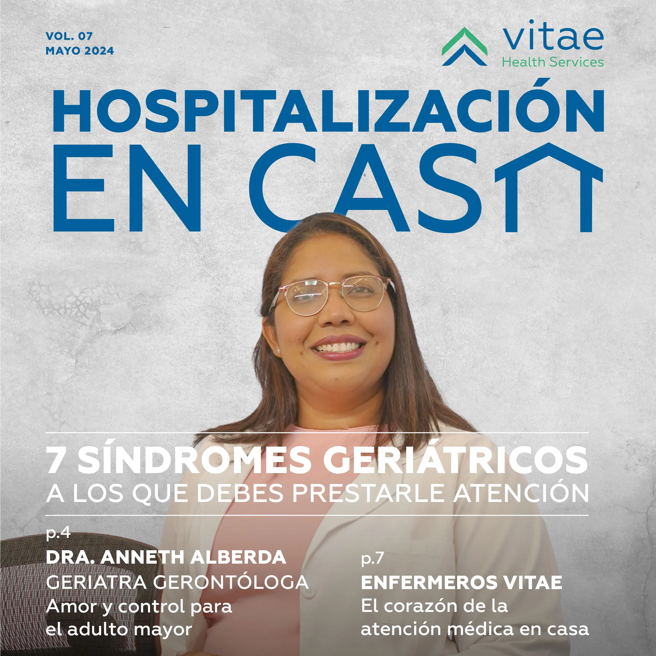 Revista: 7 síndromes geriátricos - Dra. Anneth Alberda