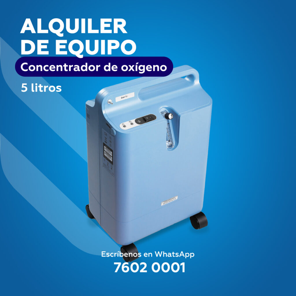 Alquiler de equipos médicos | Concentrador de oxígeno EverFlo (5L)